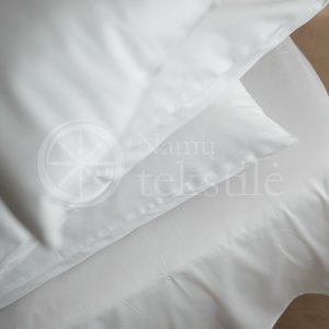 Satin bedding WHITE